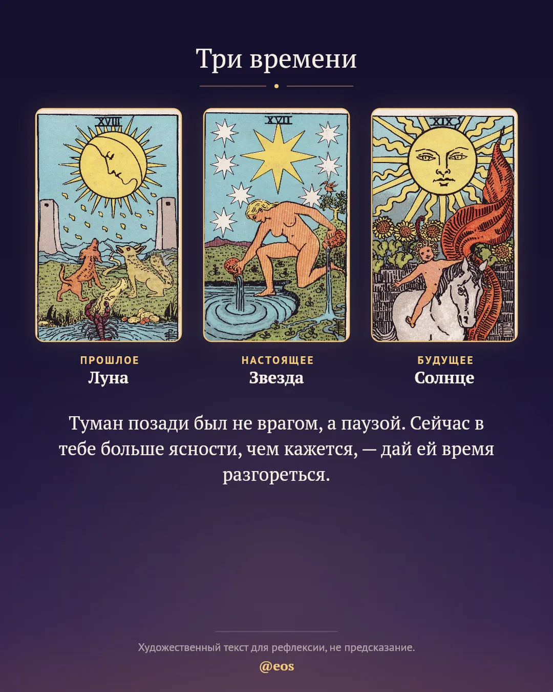 Расклад «Три времени»